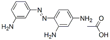 4-[(3-aminophenyl)azo]benzene-1,3-diamine monoacetate CAS#: 65122-44-3