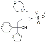 4-[3-hydroxy-3-phenyl-3-(2-thienyl)propyl]-4-methylmorpholinium methyl sulphate CAS#: 6504-57-0