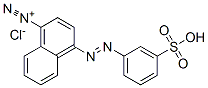 4-[(3-sulphophenyl)azo]naphthalene-1-diazonium chloride CAS#: 67875-15-4