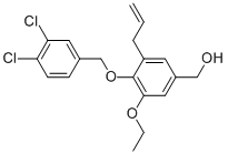 4-[(3,4-DICHLOROPHENYL)METHOXY]-3-ETHOXY-5-(2-PROPENYL)-BENZENEMETHANOL CAS#: 677733-41-4