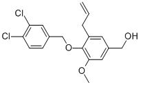 4-[(3,4-DICHLOROPHENYL)METHOXY]-3-METHOXY-5-(2-PROPENYL)-BENZENEMETHANOL CAS#: 676440-72-5