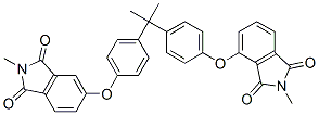 4-[4-[1-[4-[[(2,3-Dihydro-2-methyl-1,3-dioxo-1H-isoindol)-5-yl]oxy]phenyl]-1-methylethyl]phenoxy]-2-methyl-1H-isoindole-1,3(2H)-dione CAS#: 63227-27-0