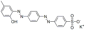 4-[[4-[(2-Hydroxy-5-methylphenyl)azo]phenyl]azo]benzenesulfonic acid potassium salt CAS#: 68444-06-4