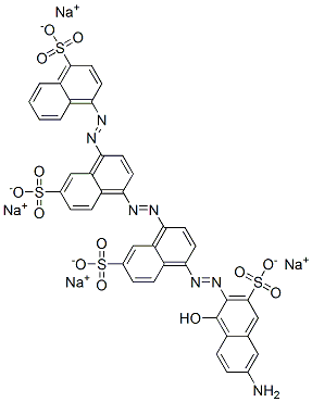 4-[[4-[[4-[(6-Amino-1-hydroxy-3-sulfo-2-naphthalenyl)azo]-7-sulfo-1-naphthalenyl]azo]-7-sulfo-1-naphthalenyl]azo]-1-naphthalenesulfonic acid tetrasodium salt CAS#: 68310-70-3