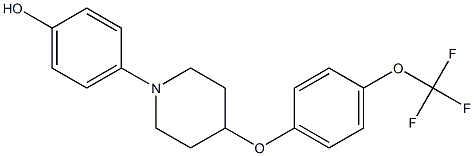 4-[4-[4-(trifluoroMethoxy)phenoxy]piperidin-1-yl]phenol CAS#: 681482-81-5