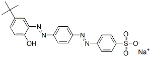 4-[[4-[[5-(1,1-Dimethylethyl)-2-hydroxyphenyl]azo]phenyl]azo]benzenesulfonic acid sodium salt CAS#: 69520-93-0