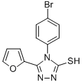 4-(4-BROMO-PHENYL)-5-FURAN-2-YL-4H-[1,2,4]TRIAZOLE-3-THIOL CAS#: 60870-40-8