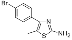 4-(4-BROMOPHENYL)-5-METHYL-1,3-THIAZOLE-2-YLAMINE CAS#: 65705-44-4