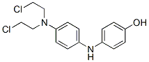 4-[[4-[Bis(2-chloroethyl)amino]phenyl]amino]phenol CAS#: 63979-55-5