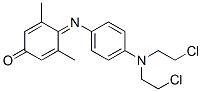 4-[[4-[Bis(2-chloroethyl)amino]phenyl]imino]-3,5-dimethyl-2,5-cyclohexadien-1-one CAS#: 64048-65-3