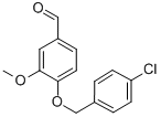 4-[(4-CHLOROBENZYL)OXY]-3-METHOXYBENZENECARBALDEHYDE CAS#: 70205-04-8