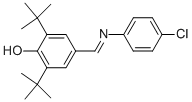 4-[[(4-CHLOROPHENYL)IMINO]METHYL]-2,6-BIS(1,1-DIMETHYLETHYL)-PHENOL CAS#: 177170-34-2
