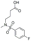 4-[[(4-FLUOROPHENYL)SULFONYL](METHYL)AMINO]BUTANOIC ACID CAS#: 697229-51-9