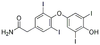 4-(4-Hydroxy-3,5-diiodophenoxy)-3,5-diiodobenzeneacetaMide CAS#: 176258-88-1