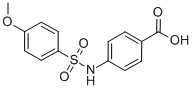 4-(4'-METHOXYBENZENESULFONYLAMINO)BENZOIC ACID CAS#: 63421-69-2