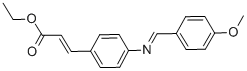 4-[(4-METHOXYBENZYLIDENE)AMINO]CINNAMIC ACID ETHYL ESTER CAS#: 6421-30-3