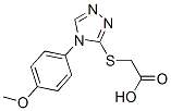 {[4-(4-METHOXYPHENYL)-4H-1,2,4-TRIAZOL-3-YL]THIO}ACETIC ACID CAS#: 66297-67-4