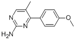 4-(4-METHOXYPHENYL)-5-METHYLPYRIMIDIN-2-AMINE CAS#: 61541-78-4