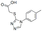 {[4-(4-METHYLPHENYL)-4H-1,2,4-TRIAZOL-3-YL]THIO}ACETIC ACID CAS#: 66297-64-1