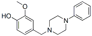 4-[(4-Phenyl-1-piperazinyl)methyl]-2-methoxyphenol CAS#: 63867-54-9