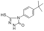 4-[4-(TERT-BUTYL)PHENYL]-5-MERCAPTO-2,4-DIHYDRO-3H-1,2,4-TRIAZOL-3-ONE CAS#: 680217-67-8