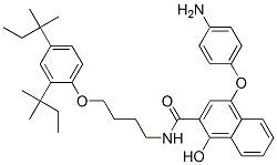 4-(4-aminophenoxy)-N-[4-[2,4-bis(1,1-dimethylpropyl)phenoxy]butyl]-1-hydroxynaphthalene-2-carboxamide CAS#: 63149-27-9