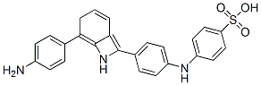 [[4-[(4-aminophenyl)(4-iminocyclohexa-2,5-dien-1-ylidene)methyl]phenyl]amino]benzenesulphonic acid CAS#: 68966-37-0