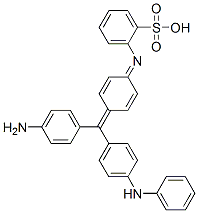 [[4-[(4-aminophenyl)[4-(phenylamino)phenyl]methylene]cyclohexa-2,5-dien-1-ylidene]amino]benzenesulphonic acid CAS#: 68310-47-4