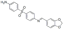 4-[4-(benzo[1,3]dioxol-5-ylmethylideneamino)phenyl]sulfonylaniline CAS#: 6632-83-3