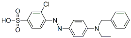 4-[[4-[(benzyl)ethylamino]phenyl]azo]-3-chlorobenzenesulphonic acid CAS#: 68213-90-1