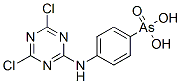 [4-[(4,6-dichloro-1,3,5-triazin-2-yl)amino]phenyl]arsonic acid CAS#: 69239-50-5