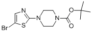 4-(5-Bromo-thiazol-2-yl)-piperazine-1-carboxylic acid tert-butyl ester CAS#: 623588-36-3