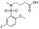 4-[[(5-FLUORO-2-METHOXYPHENYL)SULFONYL](METHYL)AMINO]BUTANOIC ACID CAS#: 697229-49-5