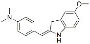 4-[(5-Methoxy-1H-indol-2(3H)-ylidene)methyl]-N,N-dimethylaniline CAS#: 69226-73-9