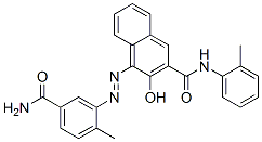 4-[[5-(aminocarbonyl)-2-methylphenyl]azo]-3-hydroxy-N-(2-methylphenyl)naphthalene-2-carboxamide CAS#: 68016-06-8