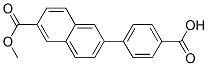 4-(6-(Methoxycarbonyl)naphthalen-2-yl)benzoic acid CAS#: 660825-19-4