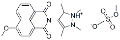 4-(6-methoxy-1,3-dioxo-1H-benz[de]isoquinolin-2(3H)-yl)-1,2,3,5-tetramethyl-1H-pyrazolium methyl sulphate CAS#: 60317-11-5
