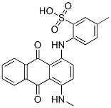 4-[[9,10-dihydro-4-(methylamino)-9,10-dioxo-1-anthryl]amino]toluene-3-sulphonic acid CAS#: 67893-47-4