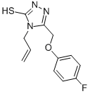 4-ALLYL-5-[(4-FLUOROPHENOXY)METHYL]-4H-1,2,4-TRIAZOLE-3-THIOL CAS#: 667437-08-3
