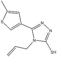 4-ALLYL-5-(5-METHYLTHIEN-3-YL)-4H-1,2,4-TRIAZOLE-3-THIOL CAS#: 588680-35-7