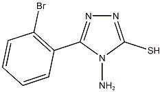 4-AMINO-5-(2-BROMOPHENYL)-4H-1,2,4-TRIAZOLE-3-THIOL CAS#: 61055-40-1
