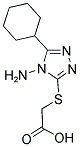 (4-AMINO-5-CYCLOHEXYL-4H-[1,2,4]TRIAZOL-3-YLSULFANYL)-ACETIC ACID CAS#: 560995-24-6