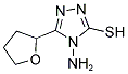 4-AMINO-5-TETRAHYDRO-2-FURANYL-4H-1,2,4-TRIAZOL-3-YLHYDROSULFIDE CAS#: 697245-67-3