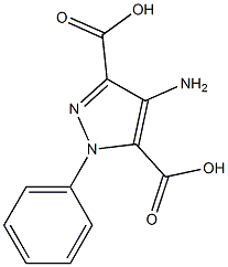 4-AMino-1-phenyl-1H-pyrazole-3,5-dicarboxylic acid CAS#: 64299-23-6