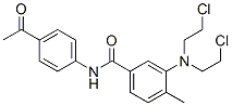 4'-Acetyl-3-[bis(2-chloroethyl)amino]-4-methylbenzanilide CAS#: 70020-66-5