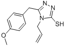 4-Allyl-5-(4-methoxy-benzyl)-4H-[1,2,4]triazole-3-thiol CAS#: 69198-37-4