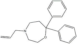 4-Allyl-7,7-diphenyl-1,4-oxazepane CAS#: 62537-41-1