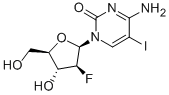 4-Amino-1-[(2R,3S,4R,5R)-3-fluoro-4-hydroxy-5-(hydroxymethyl)oxolan-2-yl]-5-iodopyrimidin-2-one CAS#: 69123-90-6