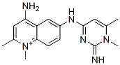 4-Amino-6-[[(1,2-dihydro-2-imino-1,6-dimethylpyrimidin)-4-yl]amino]-1,2-dimethylquinolinium CAS#: 64215-84-5