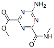 4-Amino-6-[(methylamino)carbonyl]-1,3,5-triazine-2-carboxylic acid methyl ester CAS#: 61481-39-8